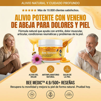 "Crema Bee Venom 🐝 — Piel Firme y Sin Arrugas en 4 Semanas"